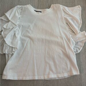 ZARA RUFFLE TOP